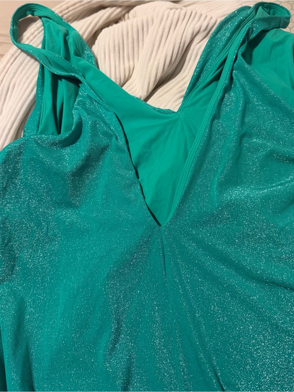 YITTY Teal Shimmer One-Piece Swimsuit